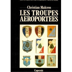 Book in original language badges of Les Troupes Aeroportees Ed. Copernic