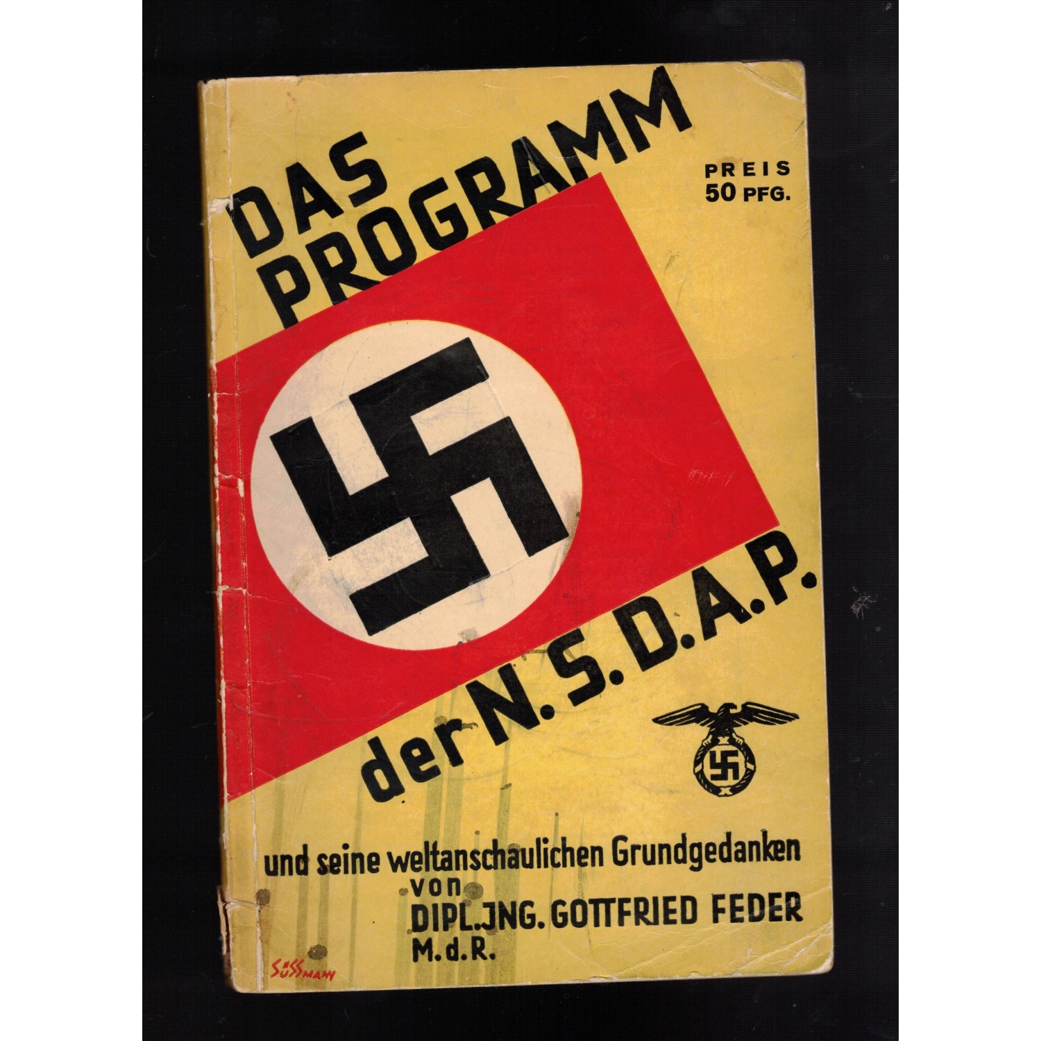 Libro "Das Programm der NSDAP " edizione originale del 1934