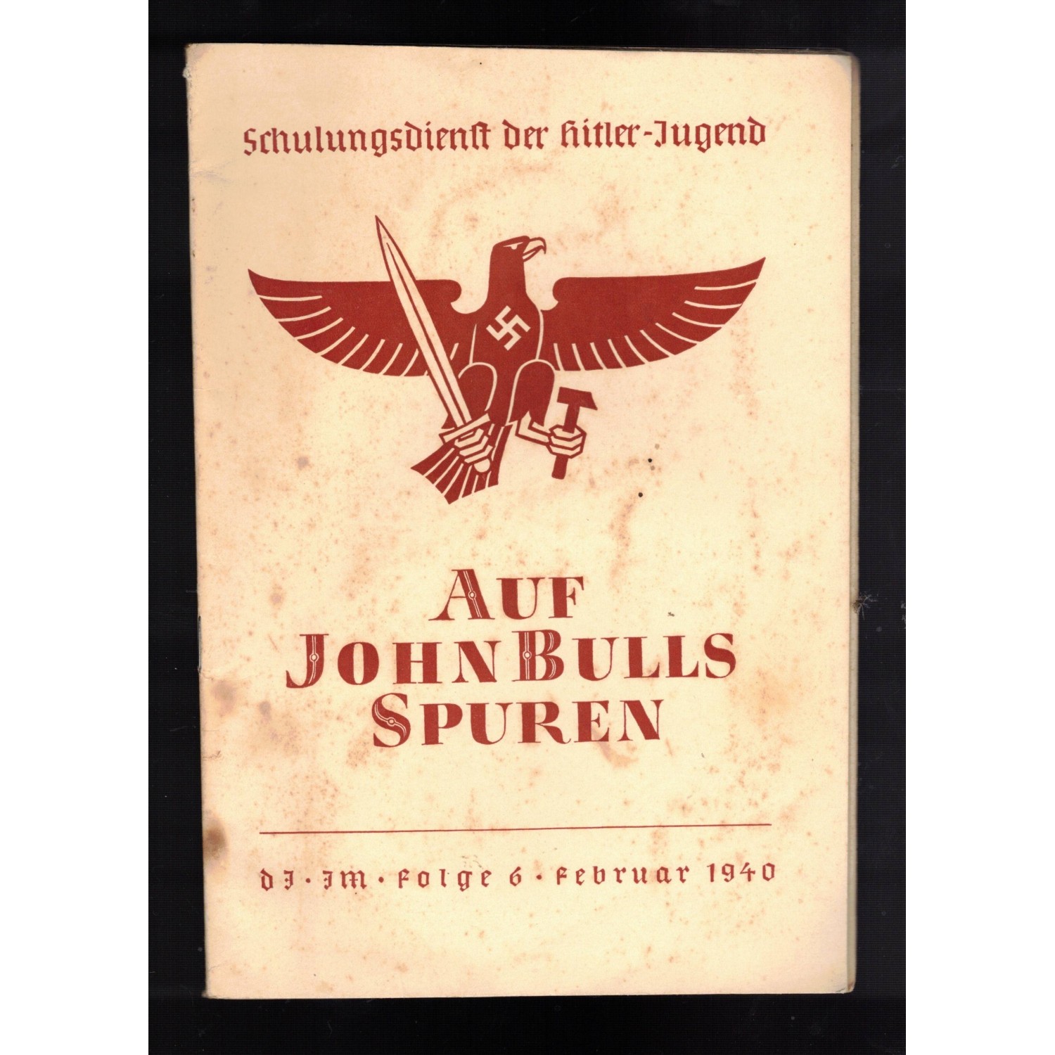 Schulungsdienst der Hitler-Jugend DJ HJ BDM Folge 6 Februar 1940