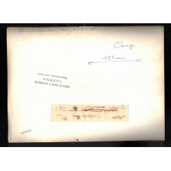Original official photo of SABENA Airline, DC6, measures approx.24.5x 18 cm