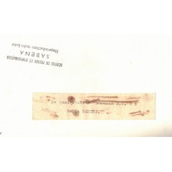 Original official photo of SABENA Airline, DC6, measures approx.24.5x 18 cm