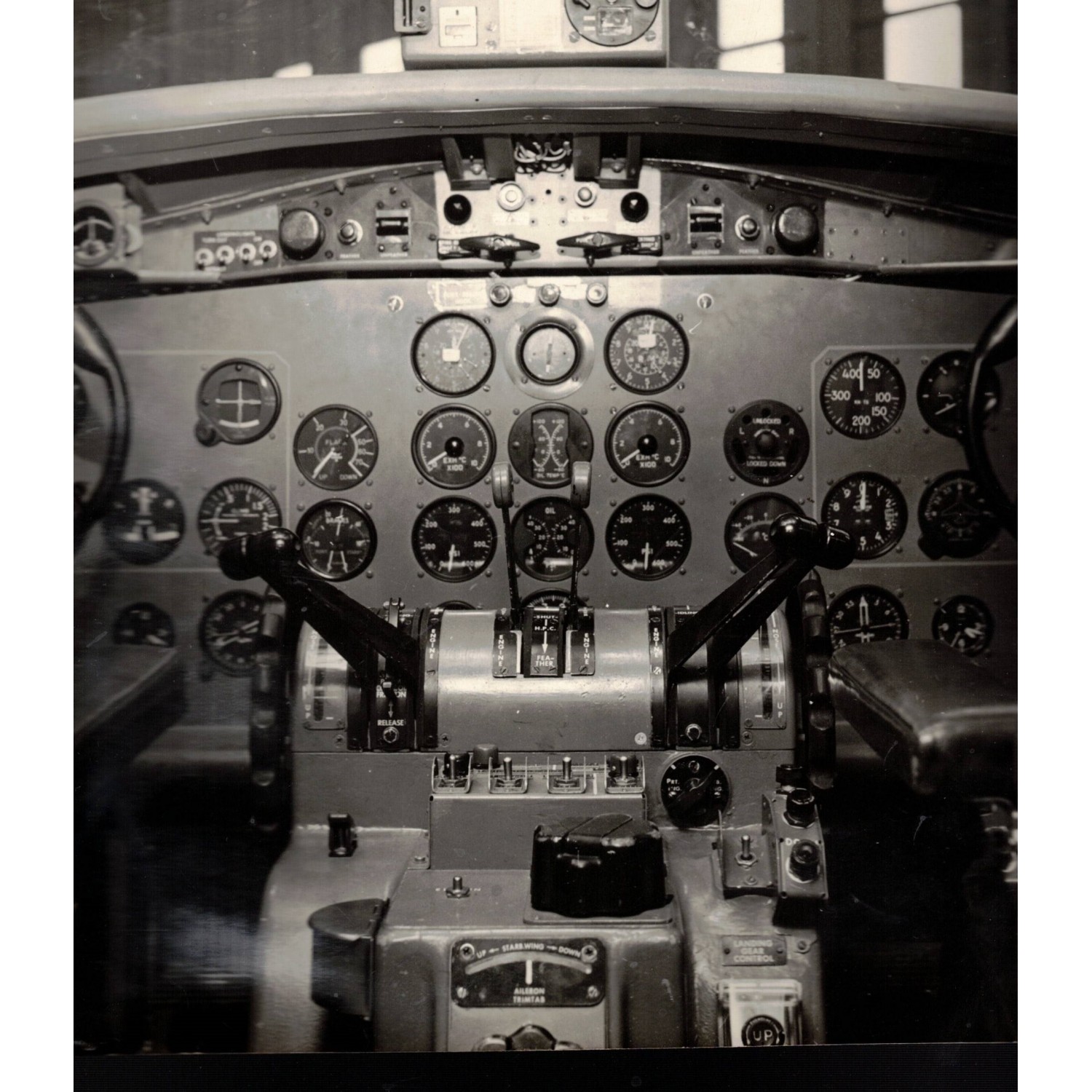 Original SABENA Airline official photo, flight cabin measures approx.24.5x 18 cm