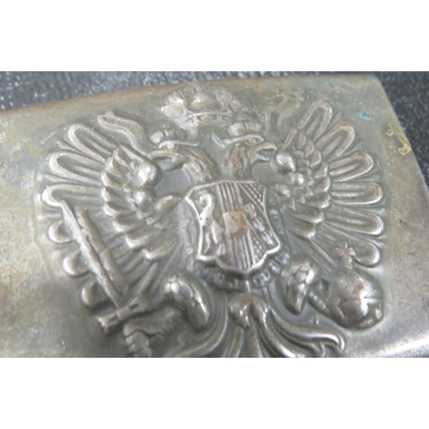 Gorgeous 1st World War Austrian buckle, iron model