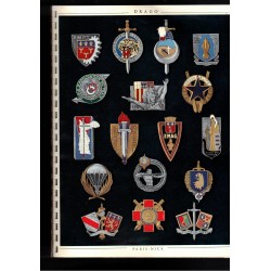 Very interesting catalog book by the DRAGO company, Les Insignes Dans L Armee ', limited edition of 1947