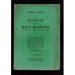 Libro in lingua francese Le Culte de la Race Blanche Gennaio 1935