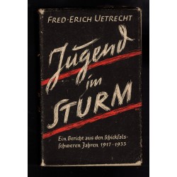 libro in lingua originale Jugend im Sturm di Frederich Uetrecht 1936