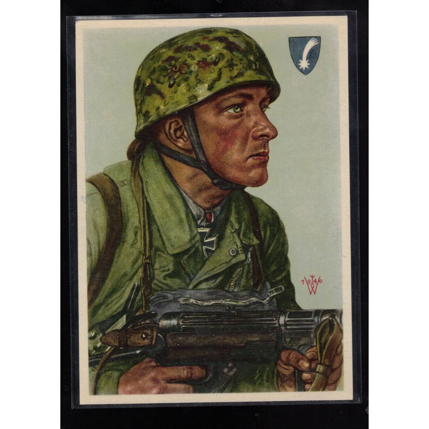 Cartolina di W.Willirich   Feldwebel Arpke