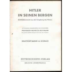 Libro fotografico di Heinrich Hoffmann "Hitler in Seinen Bergen" 1935