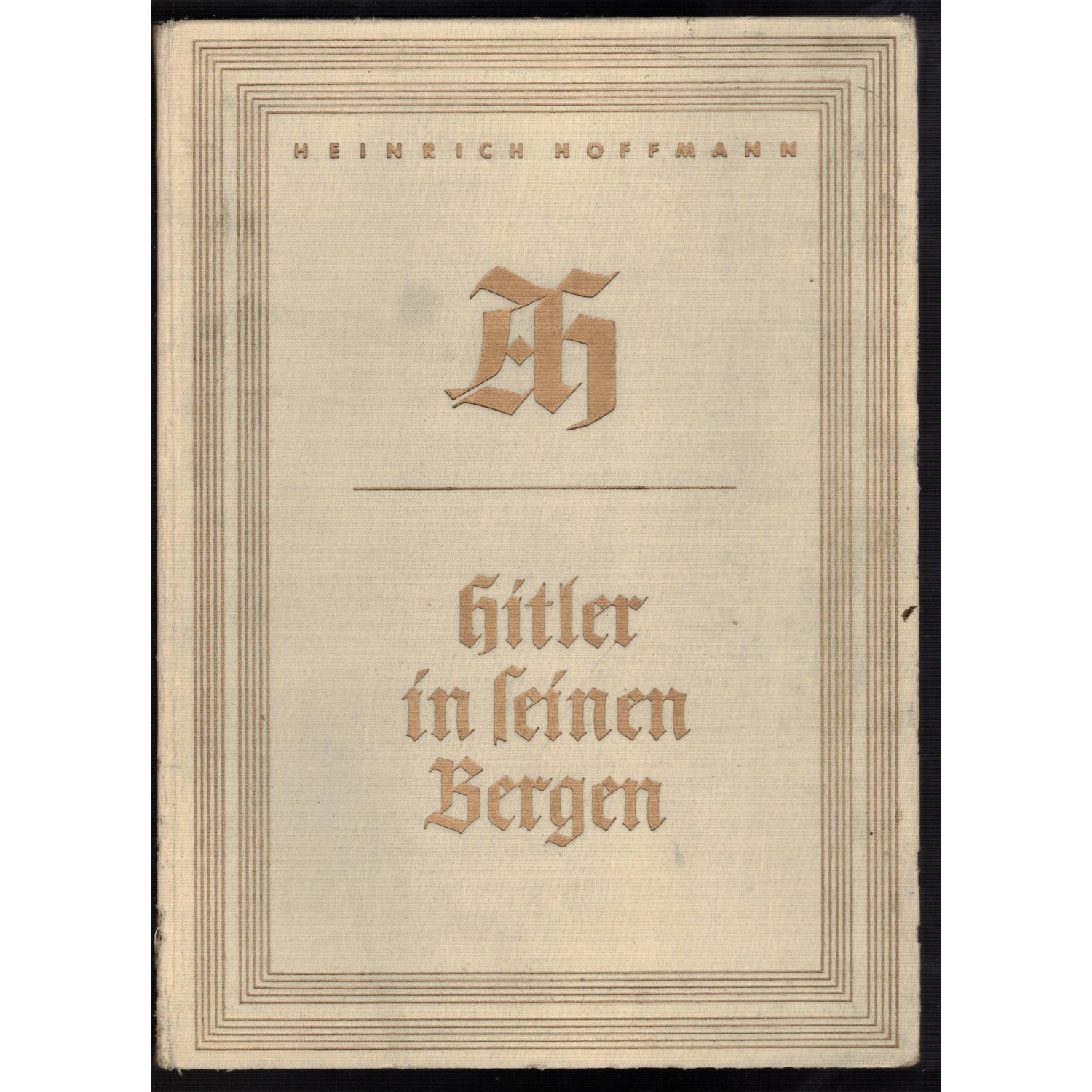 Libro fotografico di Heinrich Hoffmann "Hitler in Seinen Bergen" 1935