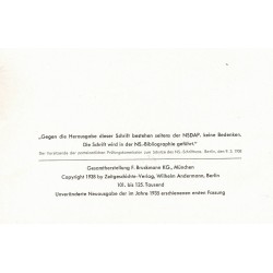 Libro fotografico di Heinrich Hoffmann "Hitler in Seinen Bergen" 1935