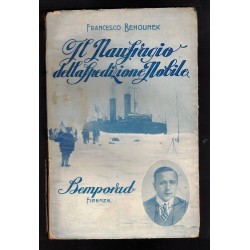 Book The Shipwreck of the Noble Expedition by Francesco Behounek, Bemporad Firenze editions, 1930