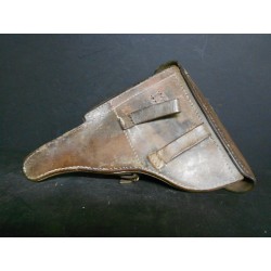 Fondina in cuoio per pistola Luger P08 completa di chiavetta di smontaggio 1936