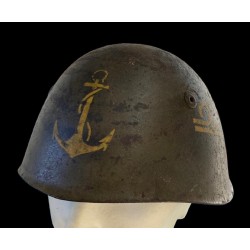 Eccezionale elmetto M33 per la Marina Repubblicana periodo Repubblica Sociale Italiana