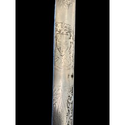 Rara spada da Brigadiere della PAI Polizia Africa Italiana