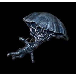 Regio Esercito Paratroopers, printed sheet metal badge for civilian dress.