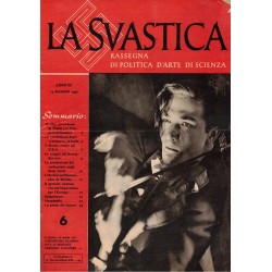 Rivista  LA SVASTICA n. 6  Anno 2°  1942