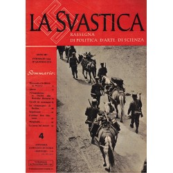 Rivista  LA SVASTICA n. 4  Anno 3°  1943