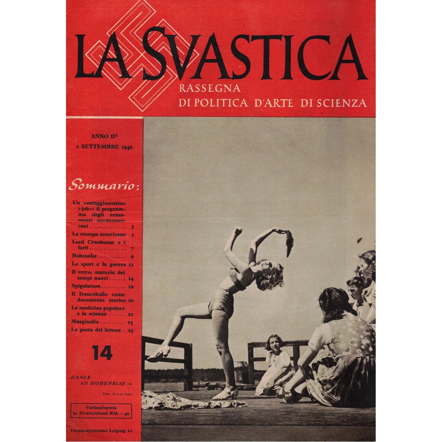 Rivista La Svastica n. 14 Anno 2° 1942