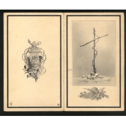 Sterbebilder di un aviatore italiano caduto nel 1943