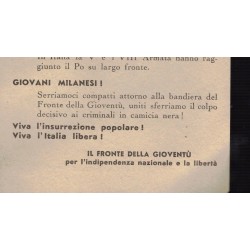 Volantino di propaganda antifascista aprile 1945