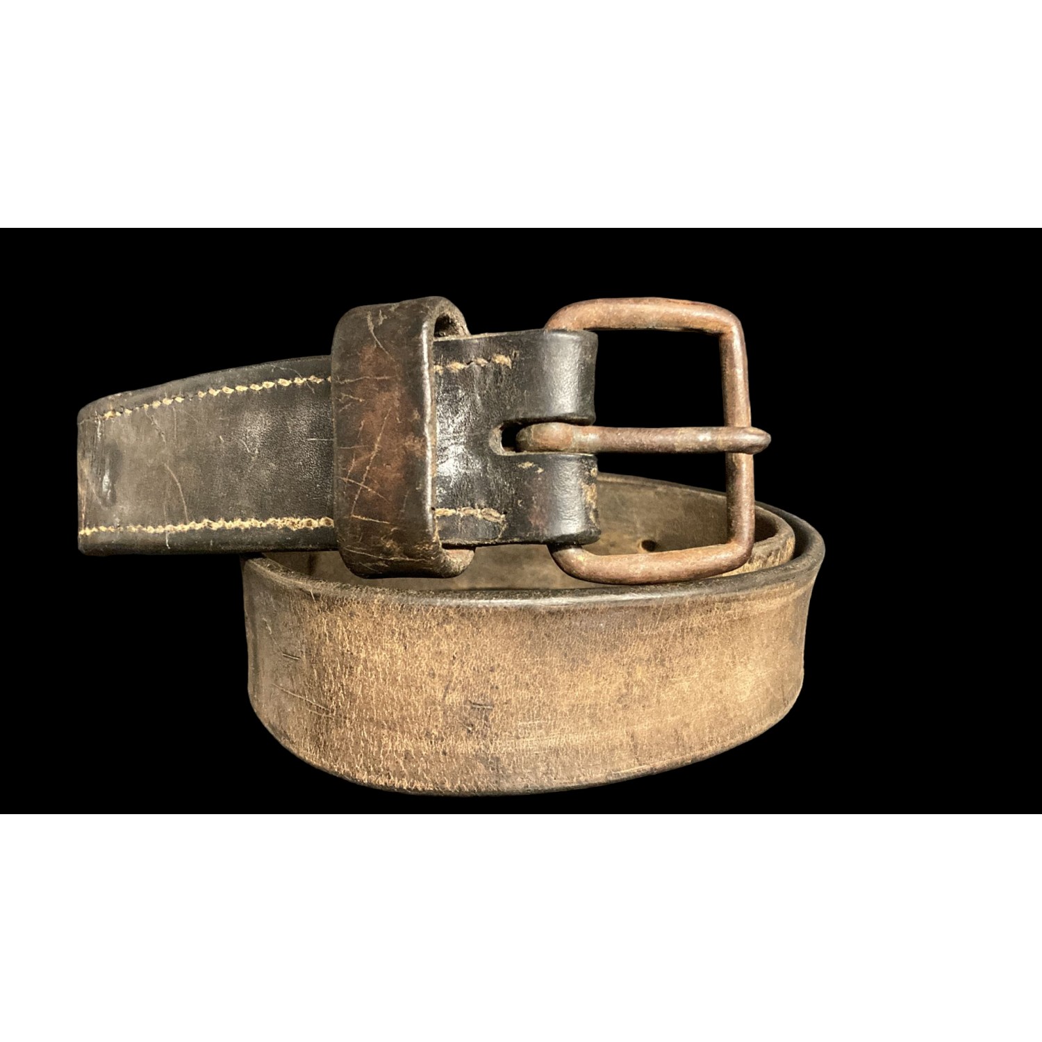 Austria 1a Guerra Mondiale cinturone in cuoio truppa