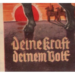 WHW WinterHilfeWerk in carta 1936  1937