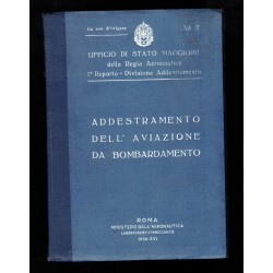 Libro manuale Addestramento dell Aviazione da Bombardamento Stato Maggiore