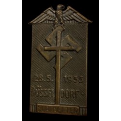 Martyrdom badge of Albert L. Schlageter Dusserdolf 1933