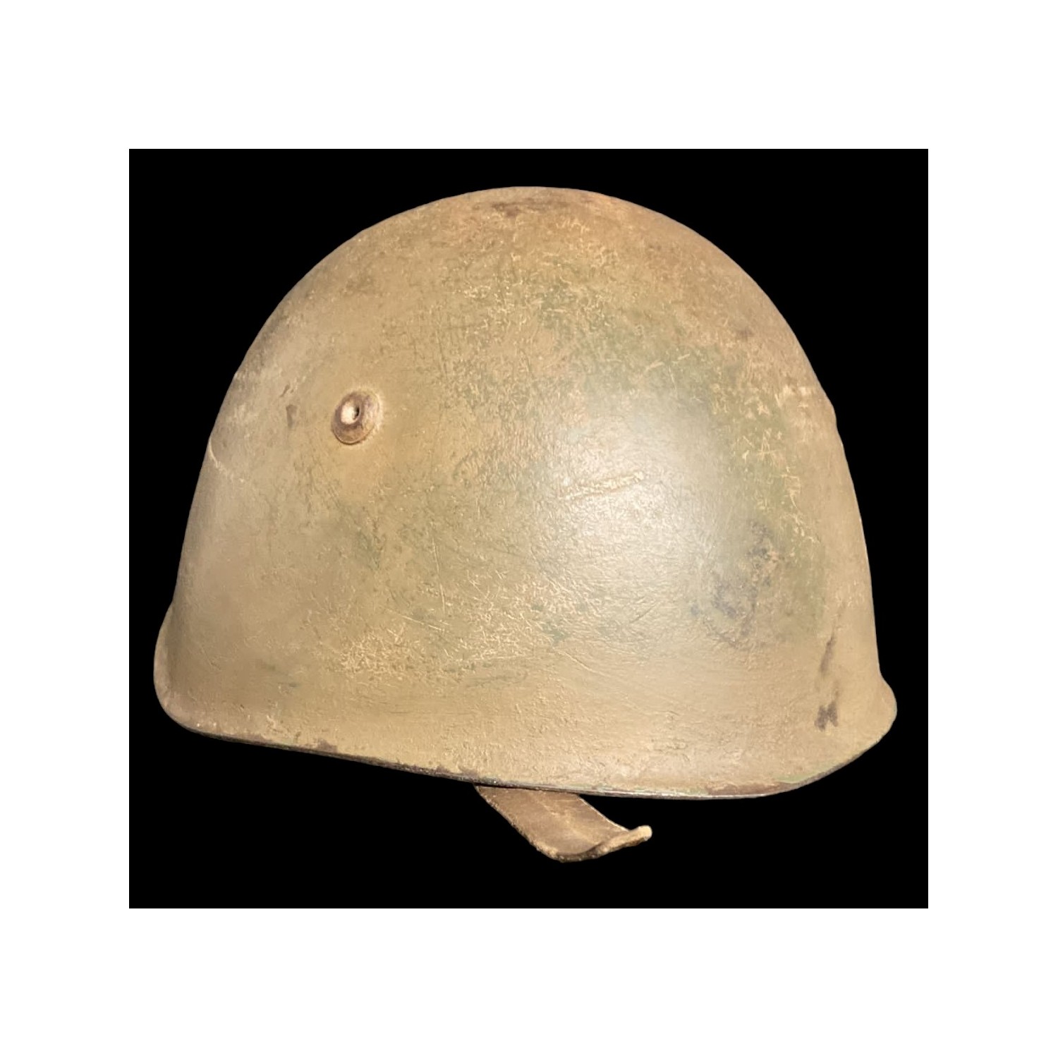 Raro! Elmetto M33 CCRR in grigioverde mimetico kaki , Guerra d Africa .