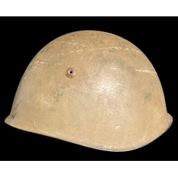 Rare! M33 CCRR helmet in gray-green khaki camouflage, War of Africa.