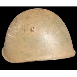 Raro! Elmetto M33 CCRR in grigioverde mimetico kaki , Guerra d Africa .