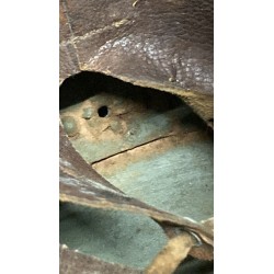 Raro! Elmetto M33 CCRR in grigioverde mimetico kaki , Guerra d Africa .