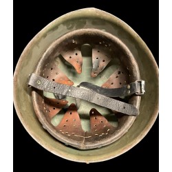 Spanish civil war M33 hazelnut camo  helmet Corpo Truppe Volontarie