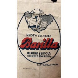 Sacchetto in tessuto per pasta "BARILLA - PARMA" anni 40