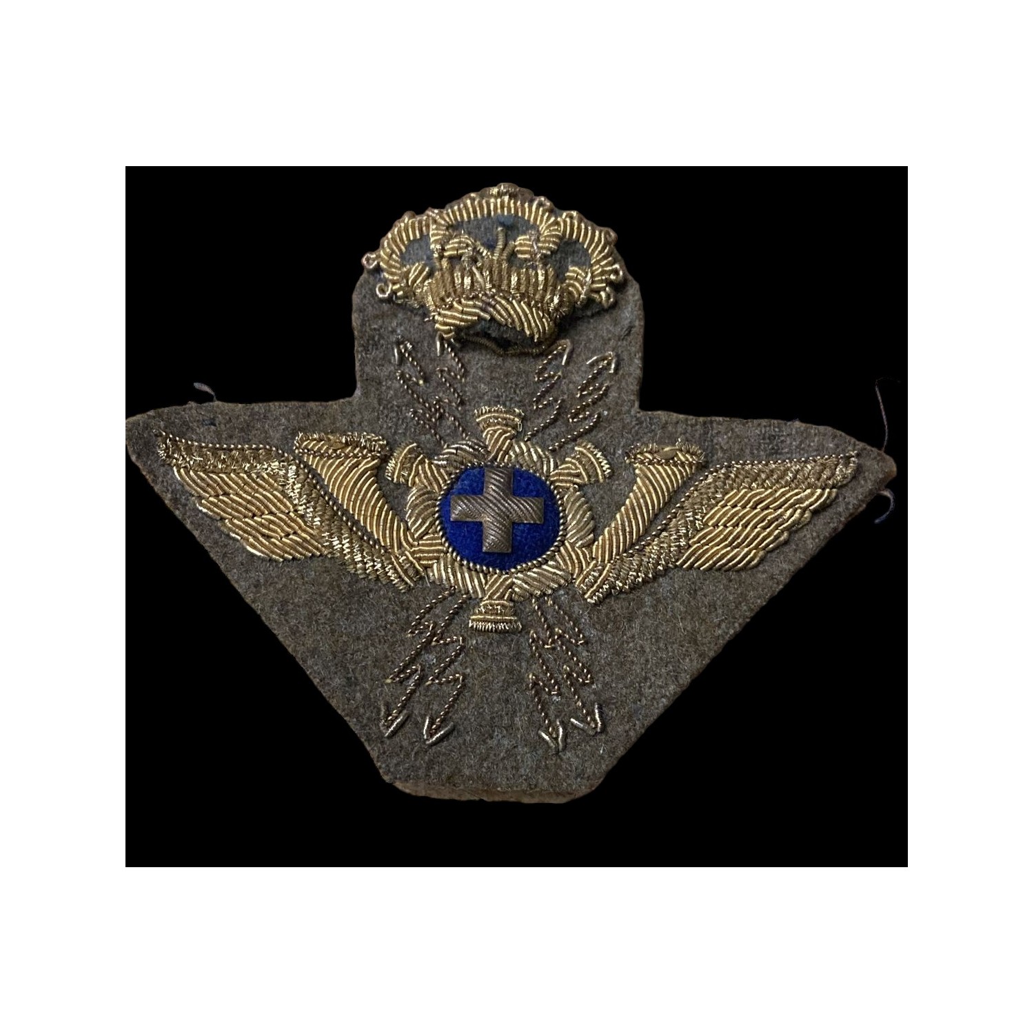 Stupendo fregio da Ufficiale Autieri , modello coloniale , 1935