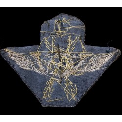 Superb hat front badge  for Officer Autieri, colonial model, 1935