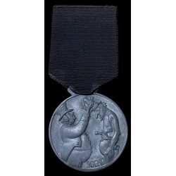 Rare anti-partisan propaganda medal from the Italian Social Republic period