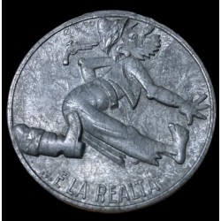 Rare anti-partisan propaganda medal from the Italian Social Republic period