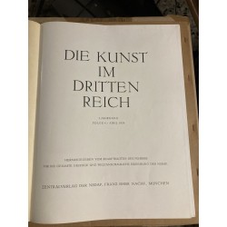 Die Kunst Im Dritten Reich  April 1939 con custodia originale