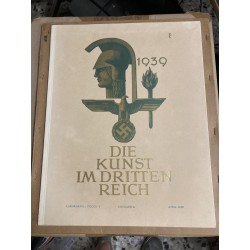 Die Kunst Im Dritten Reich  April 1939 Folge 4 with cover