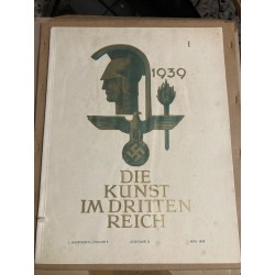 Die Kunst Im Dritten Reich Folge 5 Mai 1939 con custodia originale