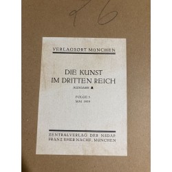 Die Kunst Im Dritten Reich Folge 5 Mai 1939 con custodia originale