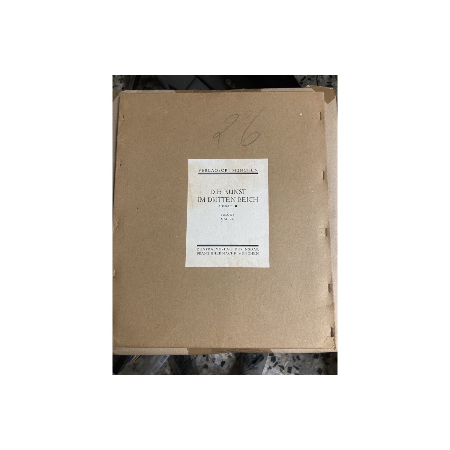 Die Kunst Im Dritten Reich Folge 5 Mai 1939 con custodia originale