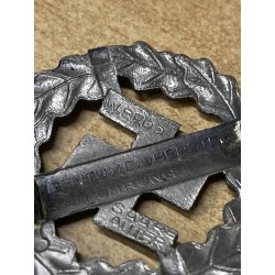 Distintivo SA Sportabzeichen grado argento , non numerato , produttore W.Redo , Saar
