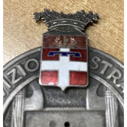 Large chest badge "Servizio Stradale" Province of Turin from the 1930s