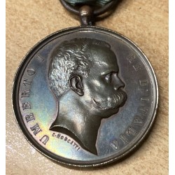 Medaglia in bronzo epoca Umberto I°  Ai Benemeriti della Salute Pubblica