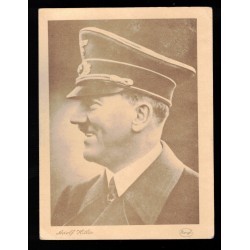 Cartolina profilo di Adolf Hitler
