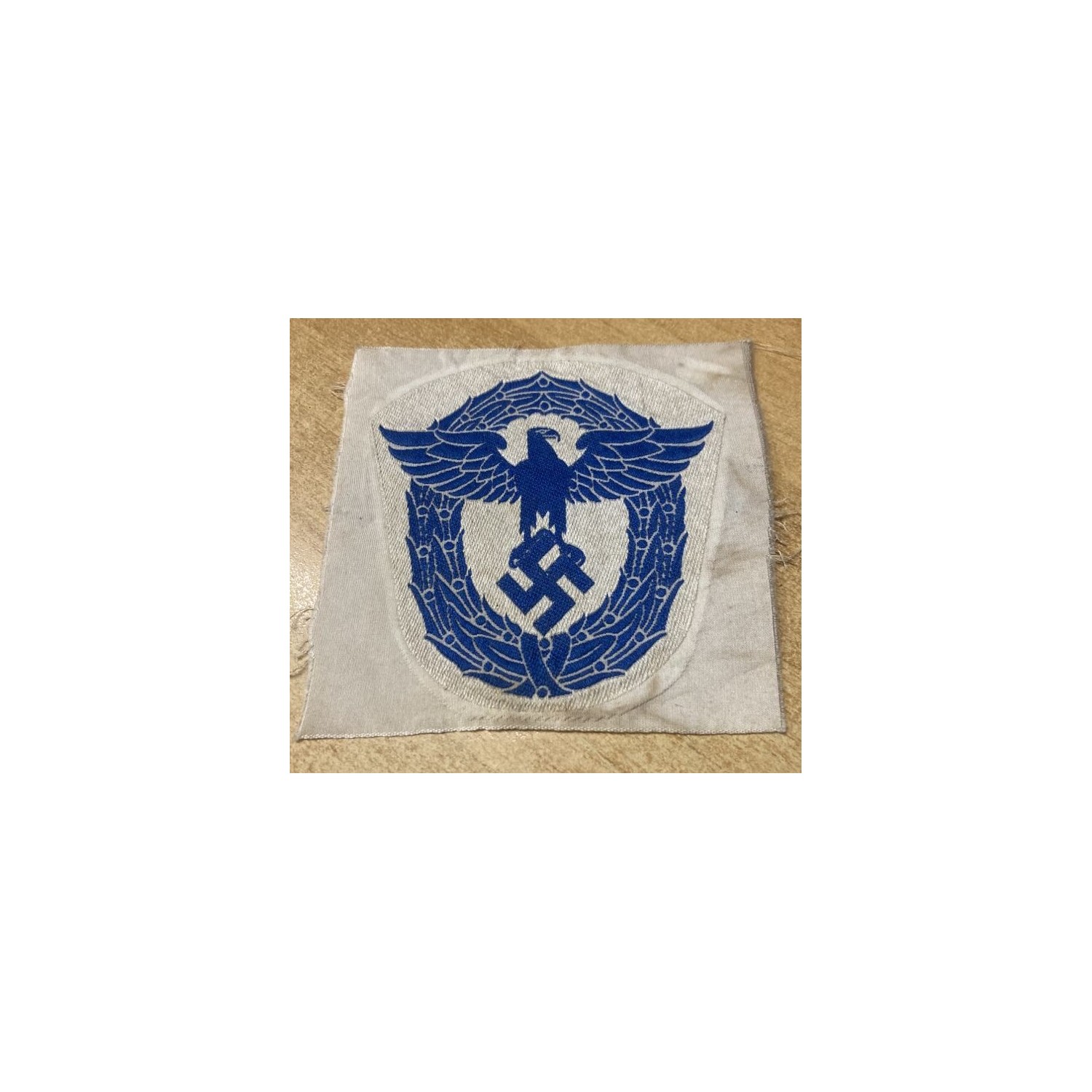 Fregio da petto per maglietta sportiva polizia tedesca Terzo Reich