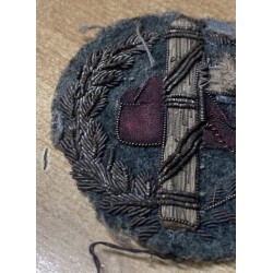 Rare frieze of the University Militia shield with a grey-green background