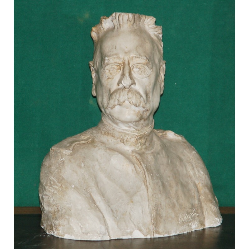 Eine seltene Gipsbüste des Generals Gaetano Gobbo aus dem Jahr 1916, geschaffen vom Bildhauer Michelangelo Monti